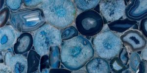 Blue Agate Semi Precious Stone