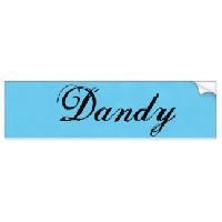 Dandi Bumper Stickers