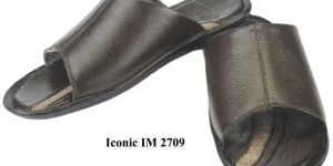 Mens Leather Slippers