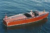 Classic Wooden Speedboat
