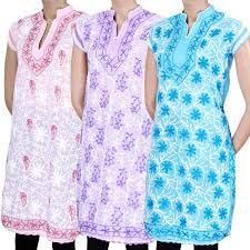 Lucknowi Chikan Kurtis