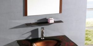 Glass Vanity Set