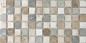 Checkered Mosaic Tiles