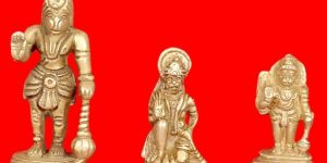 Brass Hanuman Statues