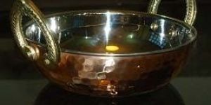 Copper Steel Karahi