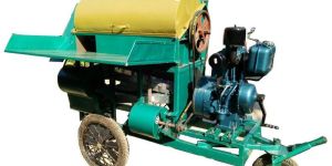 Double Wheel Paddy Thresher