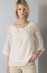 Ladies Casual Wear Cotton Lycra Top