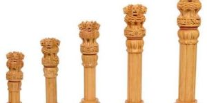 Wooden Ashoka Pillar