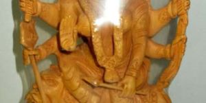 Wooden Durga Statue