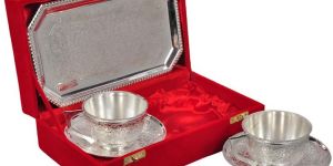 Silver Plated Cup & Saucer Set