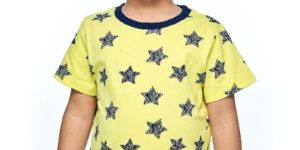 Boys Tee Stars Yellow Boys Casual Wear