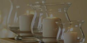 Glass Candle Holders