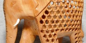 Wooden Elephant Statue